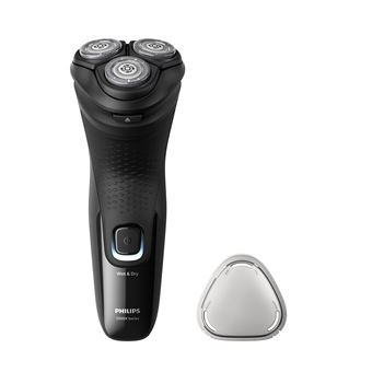 Máquina de Barbear Philips Shaver 3000X Series X3001/00 Máquina de barbear elétrica a húmido e a seco | Preto - 1