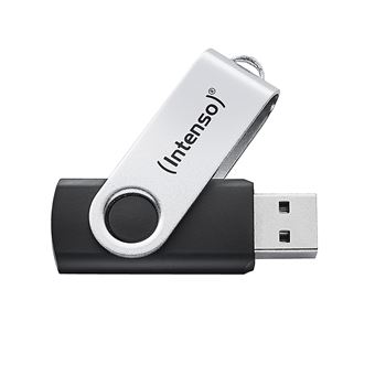 Unidade de Memória Usb Intenso USB 32GB OFFICE LINE 3.2 Gen1 Silver-Black | Prateado - 1