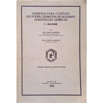 Subsídios para o estudo do poder germicida de algumas substâncias químicas. i - álcoois - 1