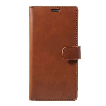 Capa Magunivers PU diário mansoor marrom para Samsung Galaxy S10