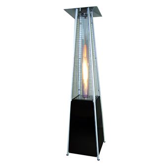 Aquecedor de Exterior a Gás Britec Flamme Pirâmide | 13kW | 13000W | Preto - 1