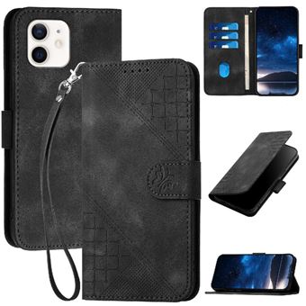 Capa Livro ZURSANA para iPhone 12/12 Pro | Couro PU Premium Magnético | Porta-cartões | Suporte | Preto - 1