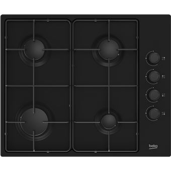 Placa a Gás Beko HIGG 64123 SB | 61 cm | 4 Zonas | Preto - 1
