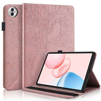 Capa Flip FOXDOCK para Honor Pad 10 12.1 Inch | Textura em Relevo | Compartimento para Cartão | Rosa - 1