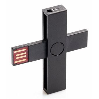 Leitor de Smart Cards Universal Pluss ID 4748001003724 | Preto - 1