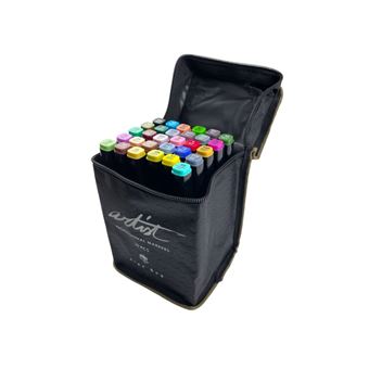 Estojo Artist By Alex Bog com 40 Marcadores Dupla Ponta - 1
