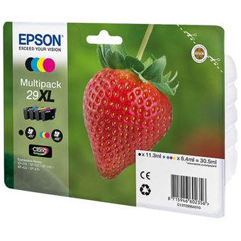 Tinteiro Epson Strawberry 29XL CMYK Original Preto, Ciano, magenta, Amarelo 1 unidade(s) - 1