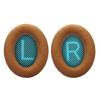 Almofadas HSMY para Auscultadores Bose Quiet Comfort QC25 QC35 QC15 QC2 AE2 AE2i AE2w - Castanho e Azul - 1