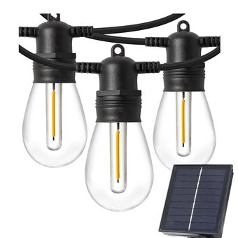 Grinalda Luzes LED Klack | Vintage | Solar  | 6,5 Metros | Exterior e Interior - 1