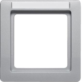 Placa de Parede e Cobertura de Interruptor Berker 10116014 | Alumínio - 1