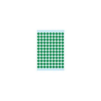 Herma Multi-purpose labels ø 8mm dark green 540 pcs. - 1