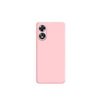 Capa de Silicone Mistercapas com Proteção de câmera para Oppo A78 4G | Rosa - 1