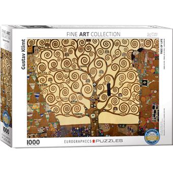 Puzzle Eurographics Arte Tree of Life by Klimt 1000 Peças - 1