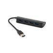 hub de interface Conceptronic C4PUSB3 USB 3.0 (3.1 Gen 1) Type-A 4800Mbit/s Preto
