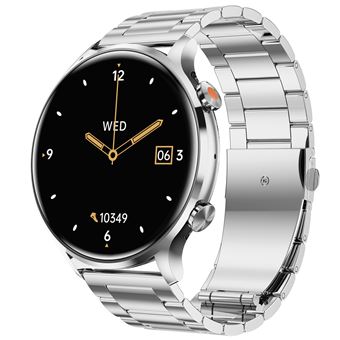 Smartwatch CHRONUS | Bluetooth | 1,39" | Monitoramento de saúde | 114 Modos Desportivos | Compatível com Android iOS | Prata - 1