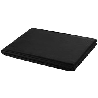 Fundo Fotográfico Sem Suporte Algodão vidaXL | preto 300x300 cm - 1