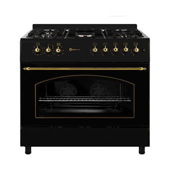 Fogão a Gás Solthermic® F9L50E5Rb com Forno Elétrico Panoramico | 90x60 | B | Gás Butano/Propano | Preto Rústico - 1