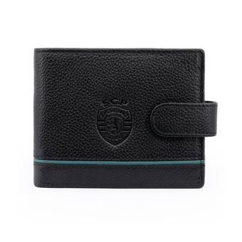 Carteira em Pele com Presilha Sporting CP | Preto - 1
