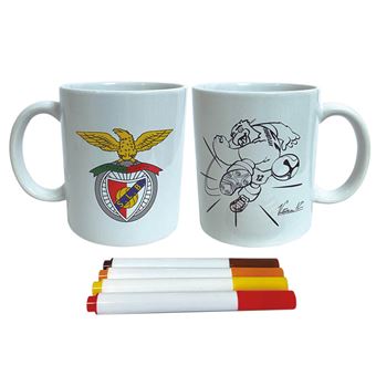 Caneca para Colorir SIMPLY Ben1076 Benfica - 1