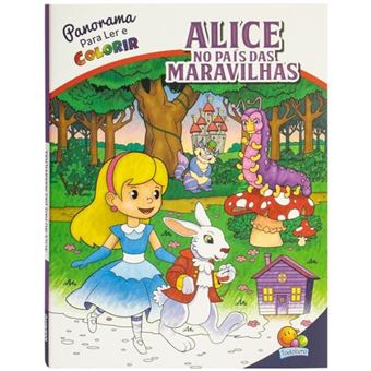 Panorama Para Ler E Colorir: Alice No País Da Maravilhas - 1