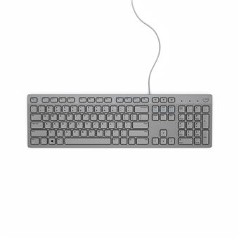 Teclado com Fios DELL Teclado com fios — KB216 - alemão (QWERTZ) - cinza | Idioma: Alemão | Cinzento - 1