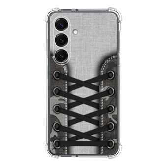 Capa TUMUNDOSMARTPHONE de silicone à prova de choque para Samsung Galaxy S25 5G Sneakers Design 16 Desenhos - 1
