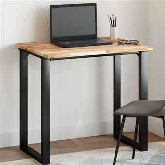 Tampo de mesa vidaXL | retangular | 80x60x2 cm | madeira de acácia maciça - 1