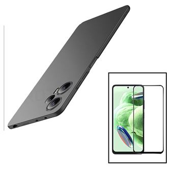 Kit Phonecare Película de Vidro Temperado 5D Full Cover + Capa SlimShield para Xiaomi Poco F5 - Preto - 1