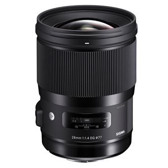 Lente de Máquina Fotográfica Sigma 28mm F1.4 DG HSM Art | Preto - 1