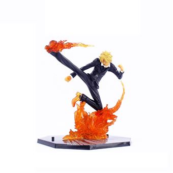 Figura de One piece DUDAO HZ20 Pontapé de chama Sanji | 14cm - 1