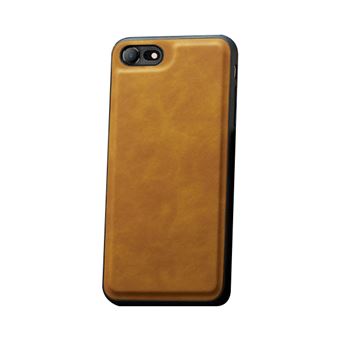 Capa MagneticLeather Phonecare para Apple iPhone SE 2022 - Castanha - 1