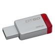 Pen USB Kingston Technology DataTraveler 50 32GB USB 3.0 (3.1 Gen 1) Type-A Vermelho, Prateado
