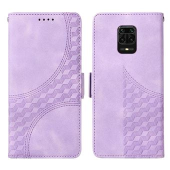Capa FLOODKING para Xiaomi Redmi Note 9 Pro 4G | Design Acolchoado | Couro PU Premium | Roxo - 1