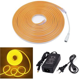 Tira LED Neon | Efeito Flexível e Impermeável - Amarelo - 1