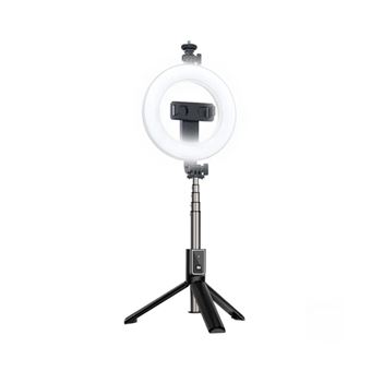 Tripé Selfie Stick XO SS12 com Ring Light | Bluetooth | Preto - 1