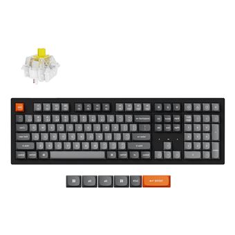 Teclado Wireless Keychron K10 Max QMK | Idioma: Inglês US | Preto - 1