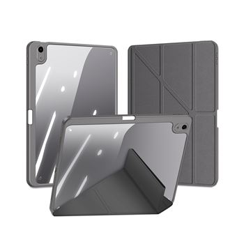 Capa DUX DUCIS para iPad Air 11 2024 PU com Suporte, Caneta e Proteção Total,Cinza - 1