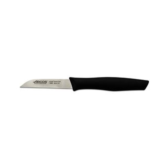 Faca de Descascar Arcos Nova 188400 Nitrum Inox e Punho de Polipropileno Black Blade 8 cm - 1