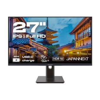 Monitor JAPANNEXT JN-IPS27FHDR-C65W-HSP | LED | FHD | 8 ms | 100 Hz | 27" | D - 1