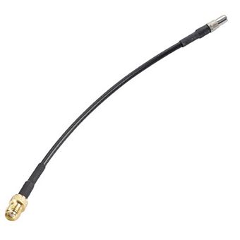 Cabo Coaxial Panorama Antennas SMA-TS9, 0.1m, male-female | Preto - 1