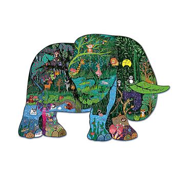 Quebra-cabeça DAM | papelão | Elefante - 1
