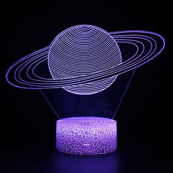 Lâmpada 3D HSMY | Infantil | Multicolorido com Controlo Remoto | Globo | 1642 - 1