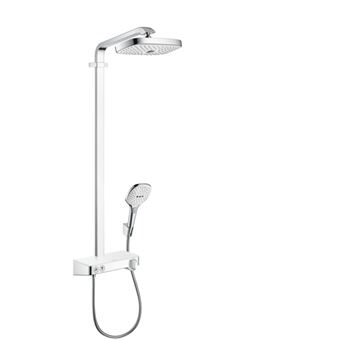 Chuveiro hansgrohe raindance select e cromo, branco - 1
