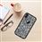 Capa Tpu Hapdey para Iphone X - Xs | Design Mosaico de Parede de Pedra Abstrato e Moderno - Preto_1