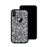 Capa Tpu Hapdey para Iphone X - Xs | Design Mosaico de Parede de Pedra Abstrato e Moderno - Preto_2