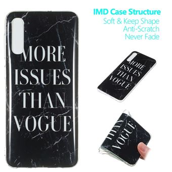 Capa Magunivers para Samsung Galaxy A50 e TPU Imd Padrão de Mármore Estilo e