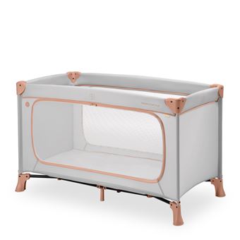 Cama de Viagem de Bebé Hauck Dream N Play Plus | Coral, Cinzento - 1