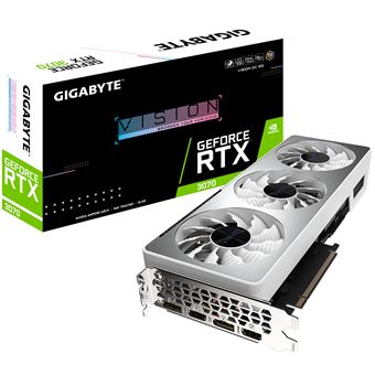 Placa de Vídeo GIGABYTE GeForce RTX 3070 VISION OC 8G (rev. 2.0) | Cinzento - 1