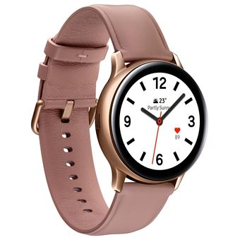 smartwatch samsung galaxy watch active 2 44mm rosa dourado