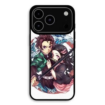 Capa Maniacase para iPhone 17 Pro | Demon Slayer Tanjiro Nezuko irmão manga anime - 1